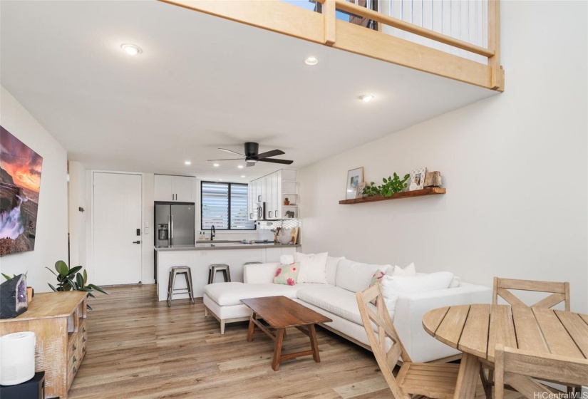 Large open concept living area