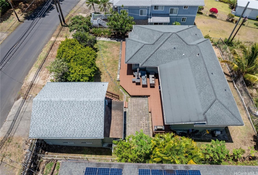 Courtyard view of home
