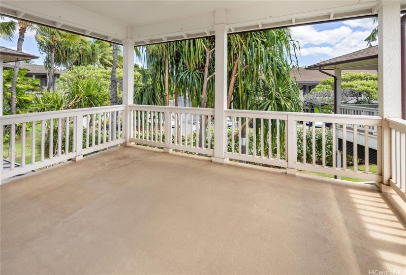 Large lanai from Primary Bedroom