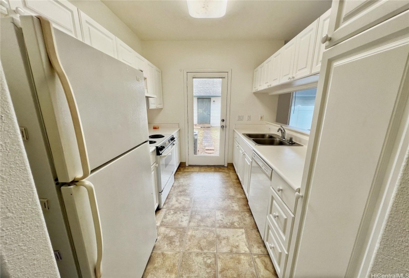 Galley Kitchen(pictures taken prior to tenant move in)