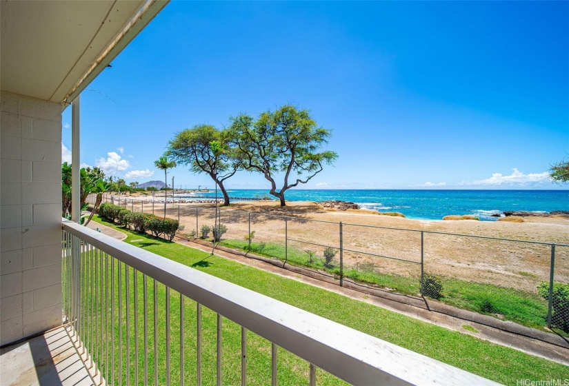 Private lanai with breathtaking ocean views!