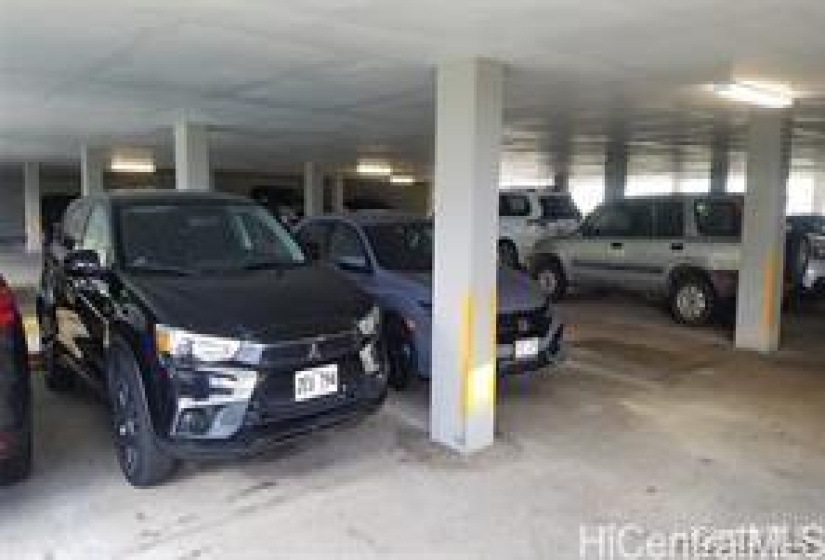 The parking stall is located in a covered and secured parking garage.  Visitor parking is on the upper level.