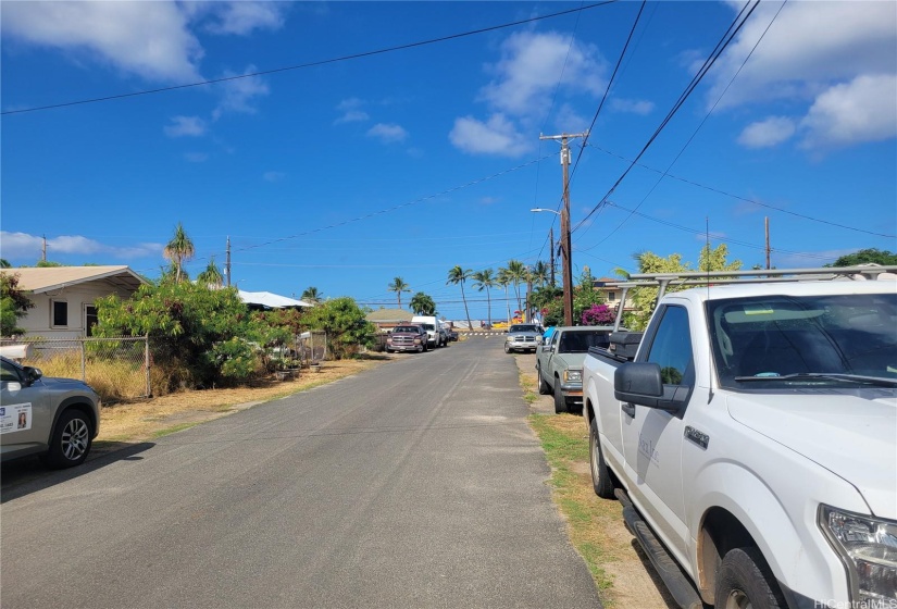 just down the road and across the street is Maili beach!