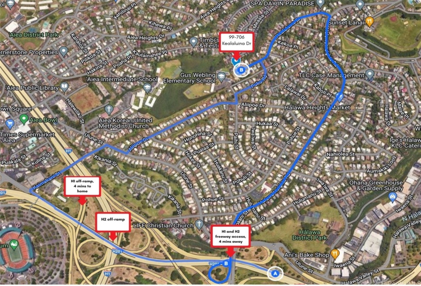 Location has multiple routes to freeway on and off ramps making commuting a breeze.