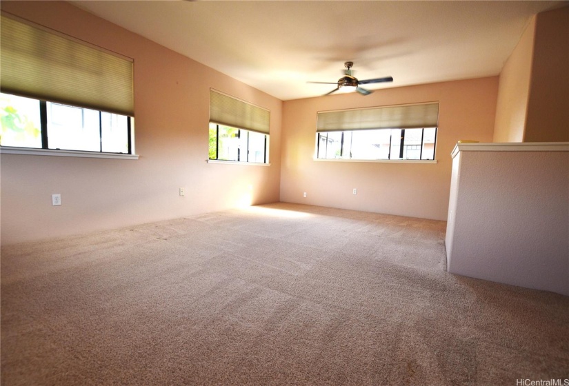 Upstairs large family room