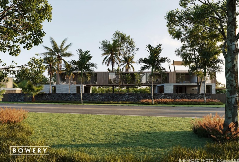 Enhanced: Image of the house is a rendering.