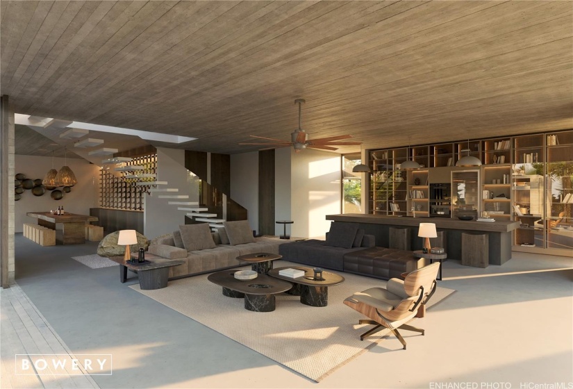 Enhanced: Image of the house is a rendering.