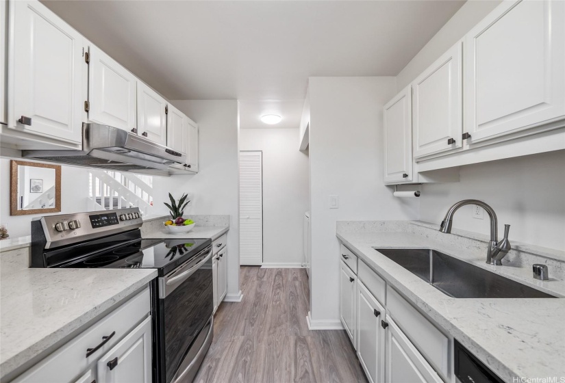 Kitchen with pantry closet