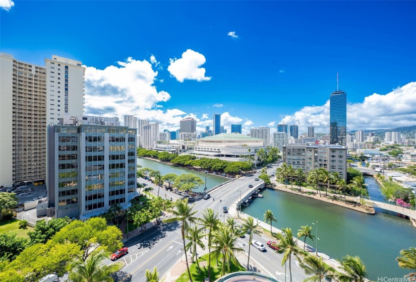 Ala Wai view from the amenity deck