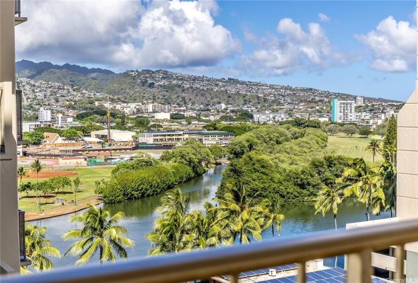 Interesting views of the Ala Wai Canal