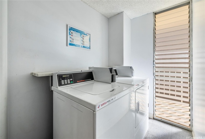 Laundry directly across the hall