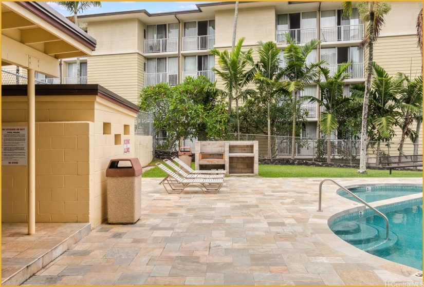 Relaxing Community Pool Area