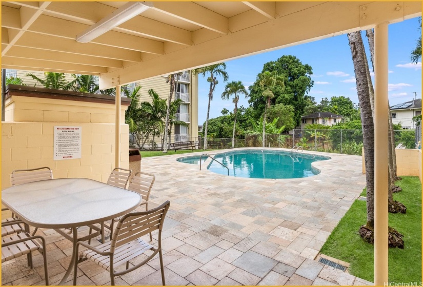 Relaxing Community Pool Area