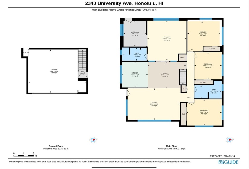 The Home was scanned by an iGuide professional, please consider dimensions  approximate and subject to independent verification.