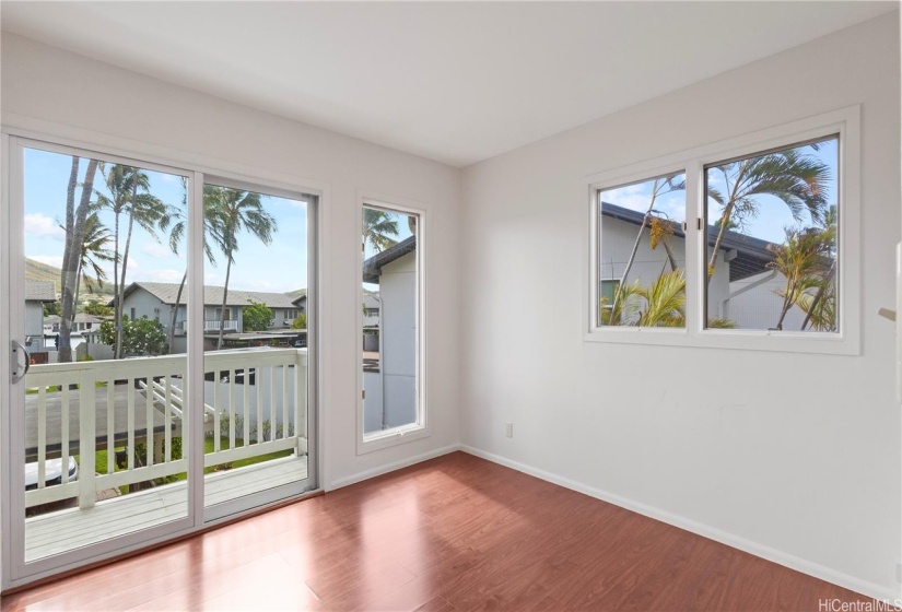 ENHANCED -  - Bedroom 3, upstairs, corner view and lots of light