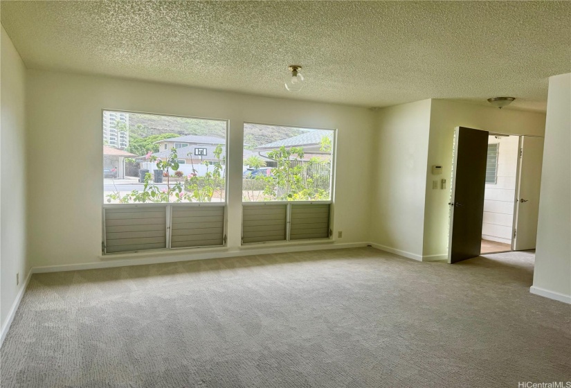 Living room looking out front