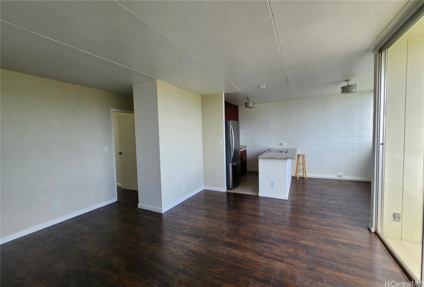 Living Room / Dining Area and open kitchen