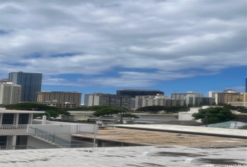 view of Ala Moana from lanai