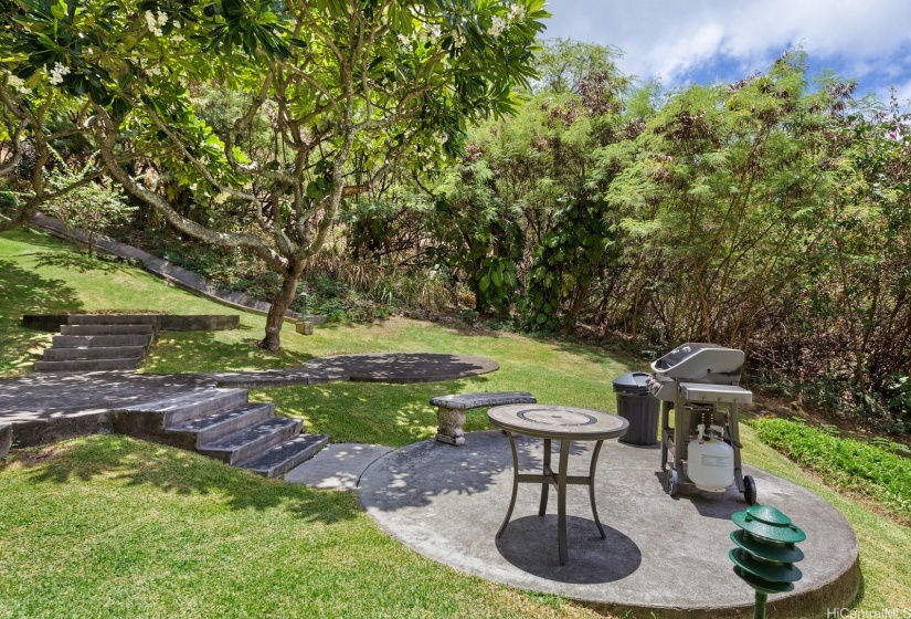 BBQ areas on property