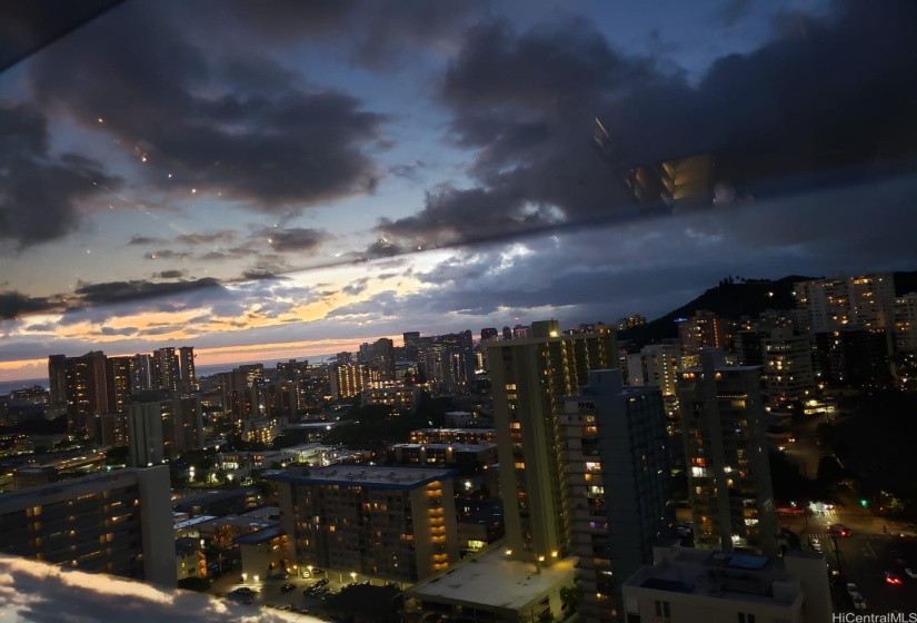 Sunset View from the Lanai