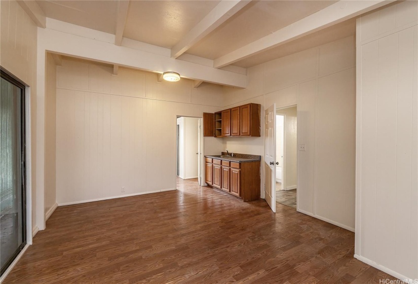 Primary bedroom in the front unit