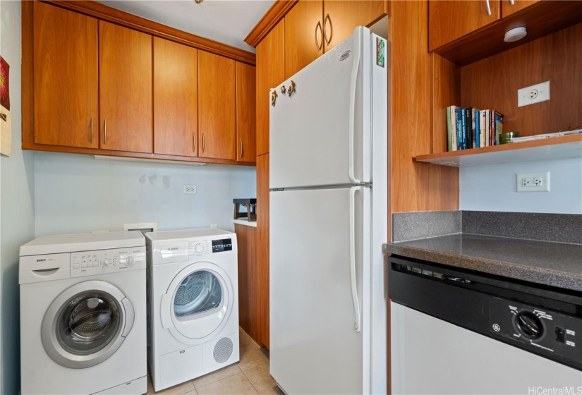 dishwasher has been replaced with newer stainless steel one + before closing refrigerator to be replaced with newer stainless steel one