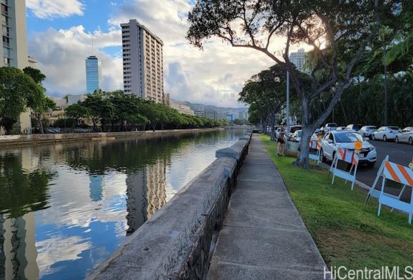 Fronting Canal