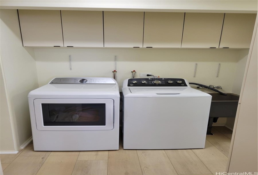 Full size washer and dryer