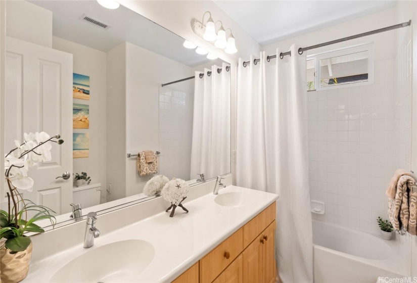 Second Bath with Dual Vanities