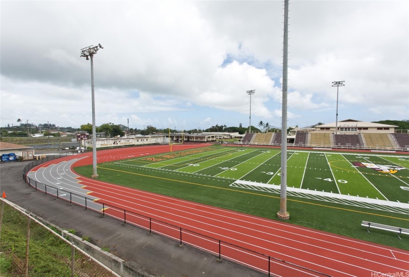 Front seats to watch the Football games at Castle Highschool