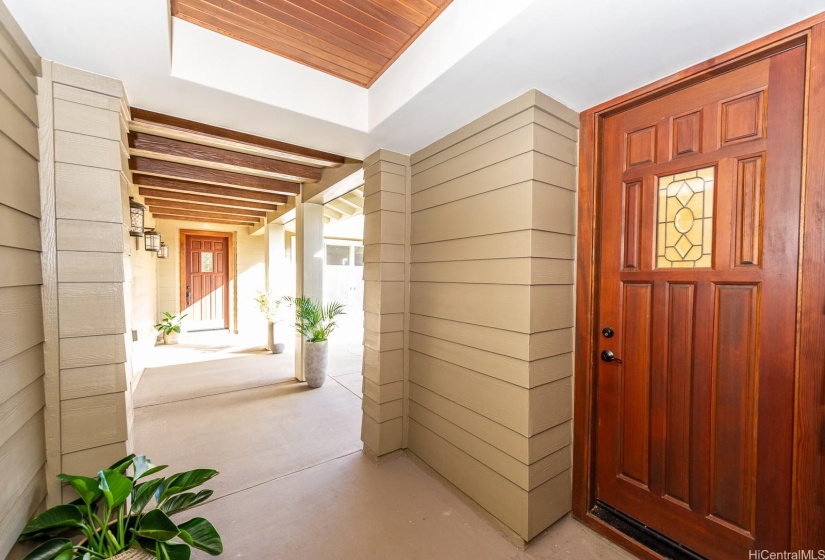 Front entryway. Casita studio room and 1 full bath. Can be used as a workplace, guest house, man cave or she shed.