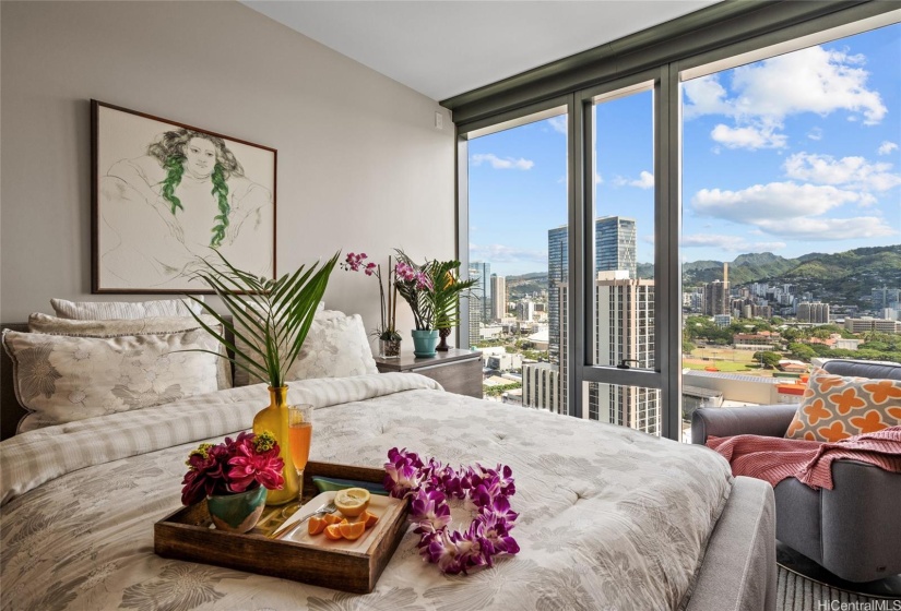 Relax with breakfast in bed in your new Hawaii home!