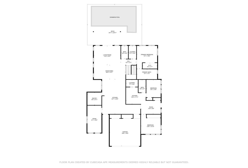 Functional modern layout with ADU.