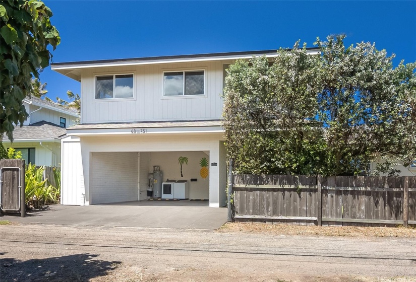 two car garage