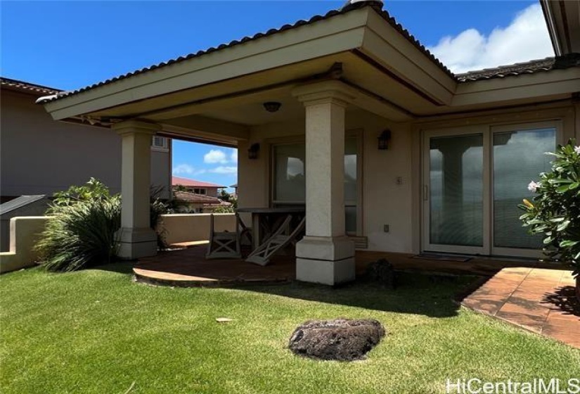 Covered patio