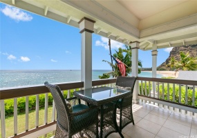 Studio deck view Makaha Beach Hawaii