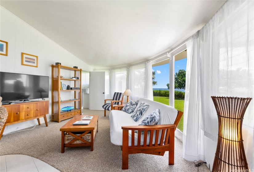 Cottage living room Makaha Hawaii