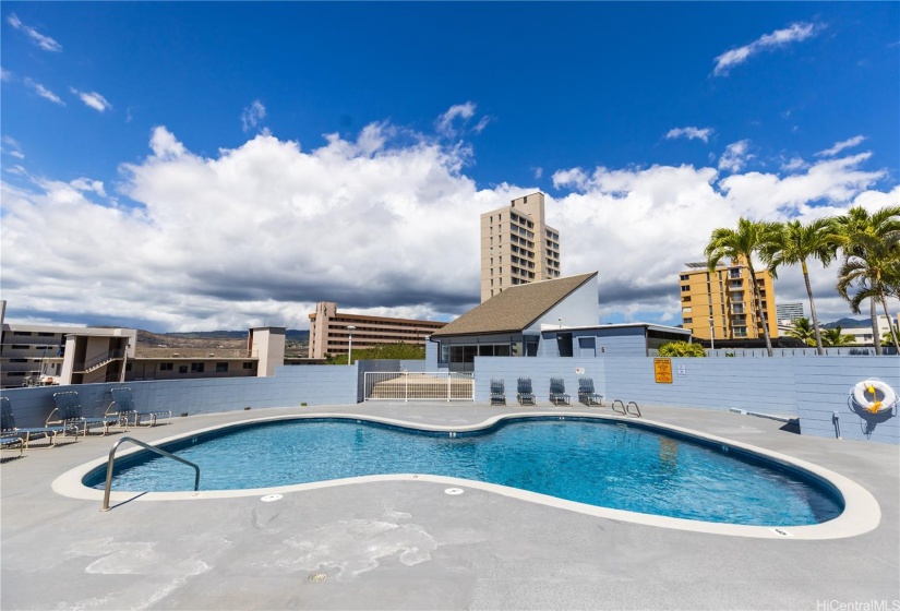 Main Pool and Deck - do you know what this shape is?