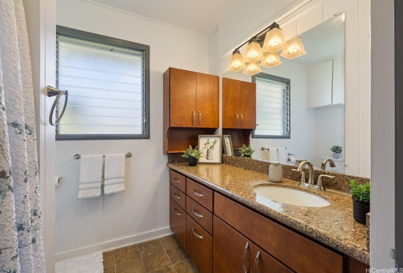 Remodeled bathroom