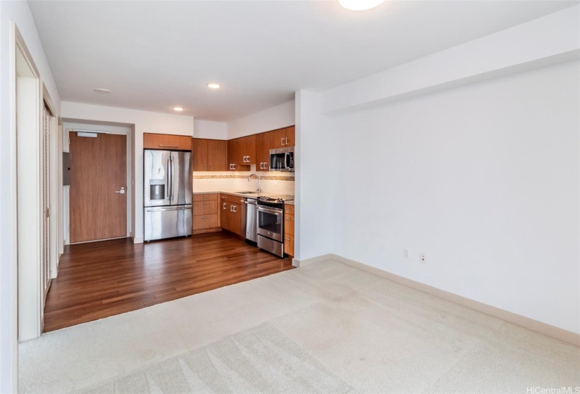 Kitchen and Living Area