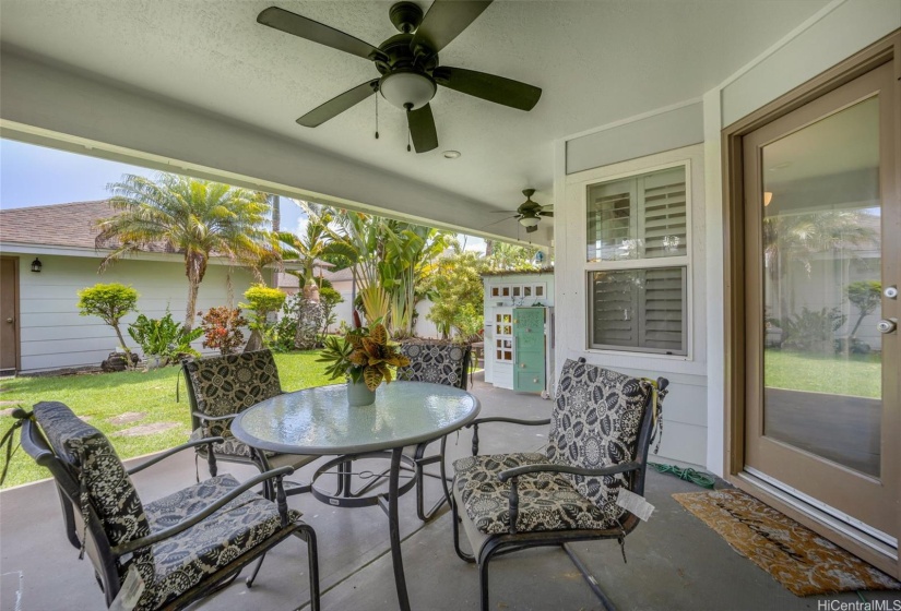 Lanai/Patio looking out