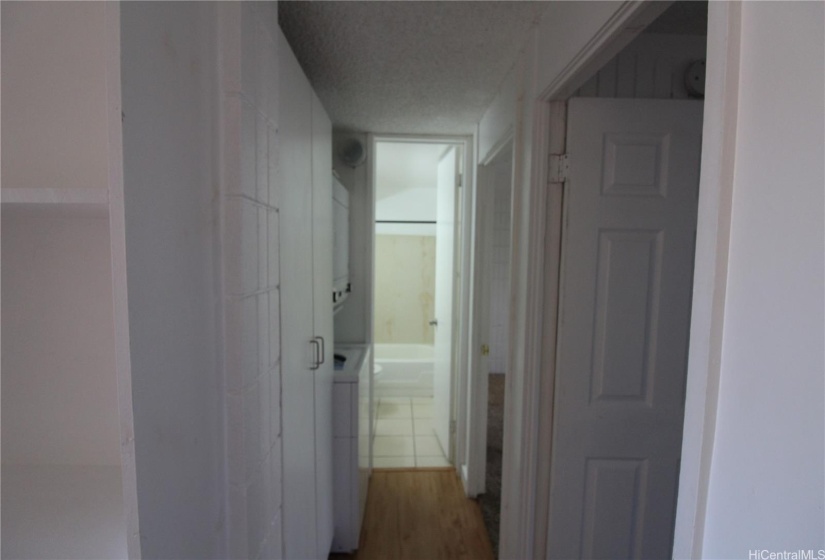 Hallway to 2 smaller bedrooms