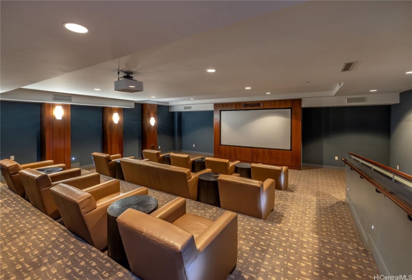 You may reserve this lovely theater for you and your guests to enjoy!