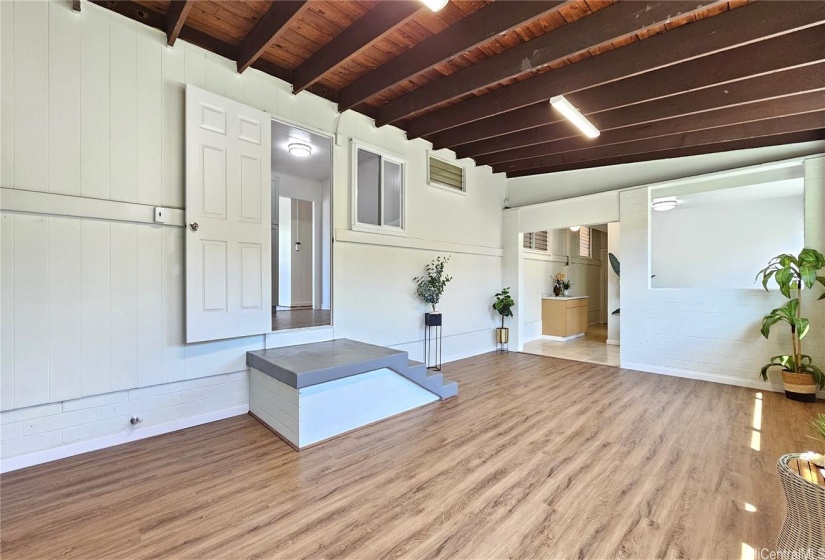 Lower level living room