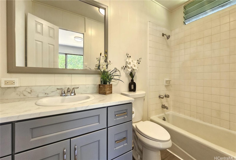 Bathroom in primary bedroom