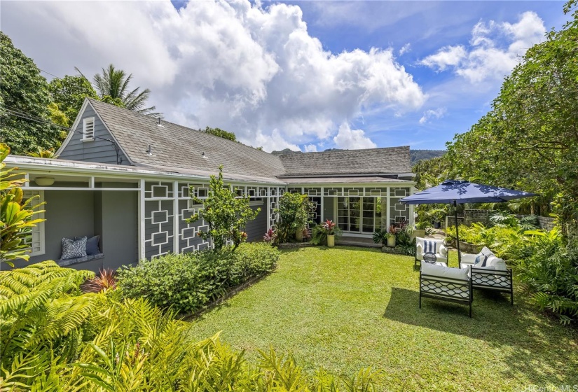 When you open the front gate you immediately feel how special this property is.