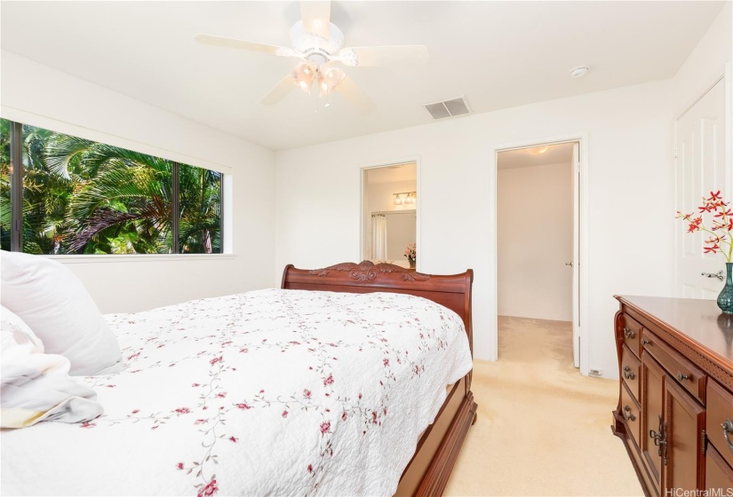 Primary bedroom also features a full bath & large closet