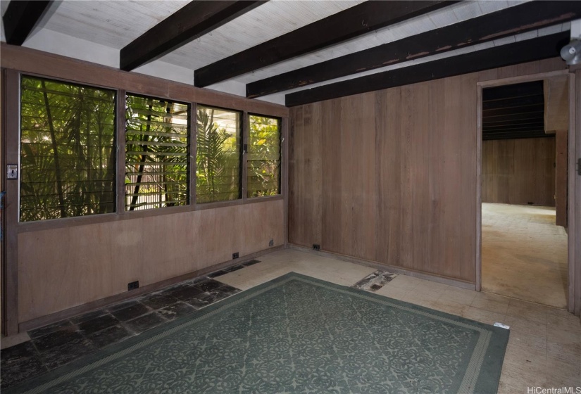 Looking back to living area, Den/Family room