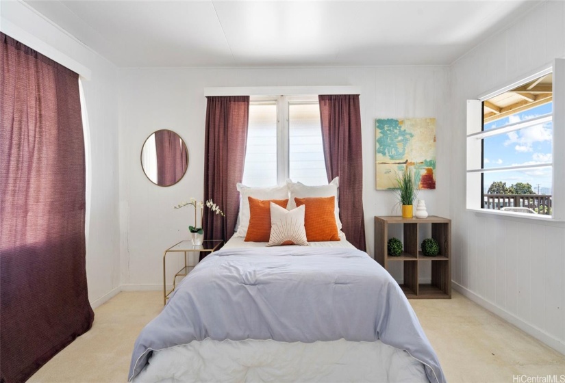 Third bedroom on the top floor also has amazing views from the window