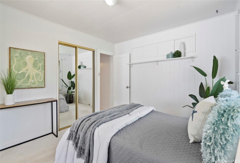 Primary suite has a bedroom and bathroom on the first floor